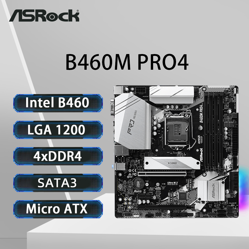 Intel Cpu Core I5 - ASRock B460M PRO4 carte mère LGA