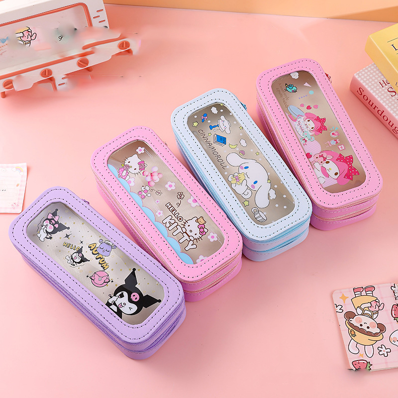 Kawaii Tech Accessories - Boîte de rangement pour fournitures scolaires