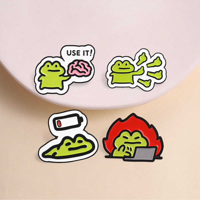 Badges drôles en forme de gren - Kawaii Tech Accessories avis et prix