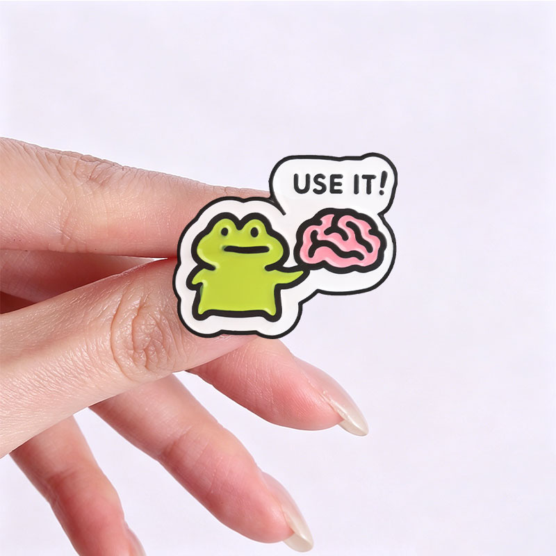 Badges drôles en forme de gren - Kawaii Tech Accessories avis et prix