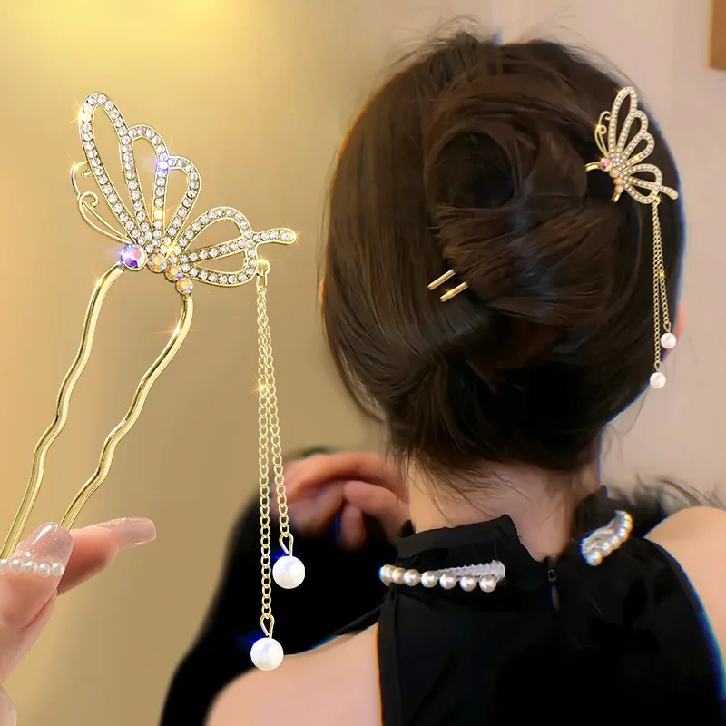 Style Antique perle strass hau - Hi Tech Accessories avis et prix