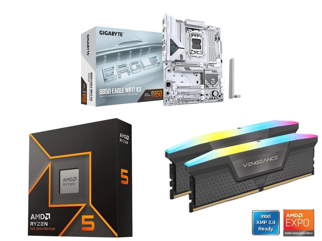 Carte mère GIGABYTE B850 EAGLE - Corsair Ram Vengeance 16Gb avis et prix