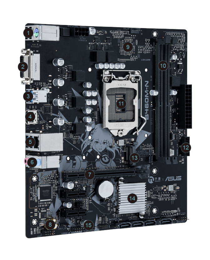 Carte mère ASUS B460M-N Intel  - Intel Cpu Core I5 avis et prix