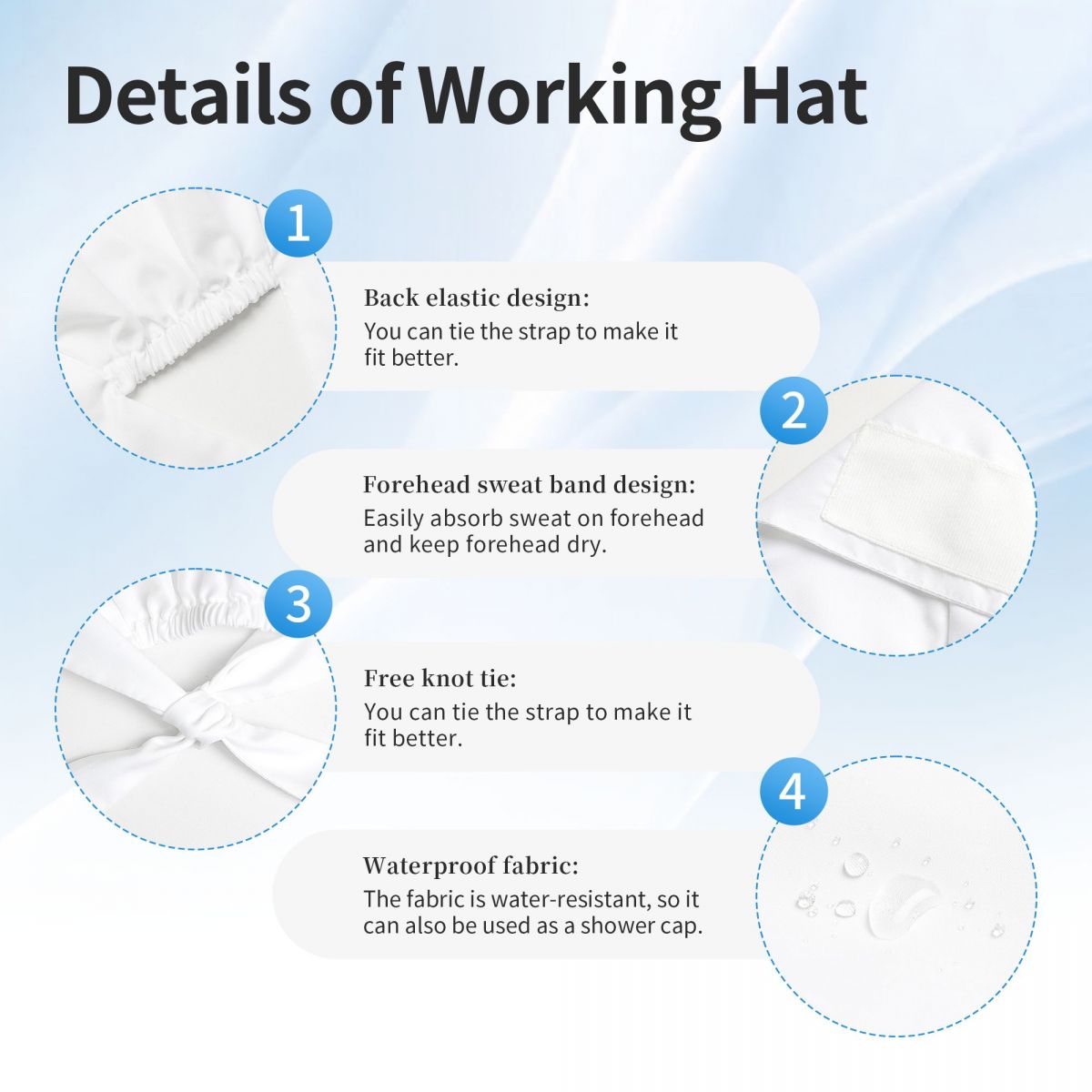 Chapeau de travail médical ros - Kawaii Tech Accessories avis et prix