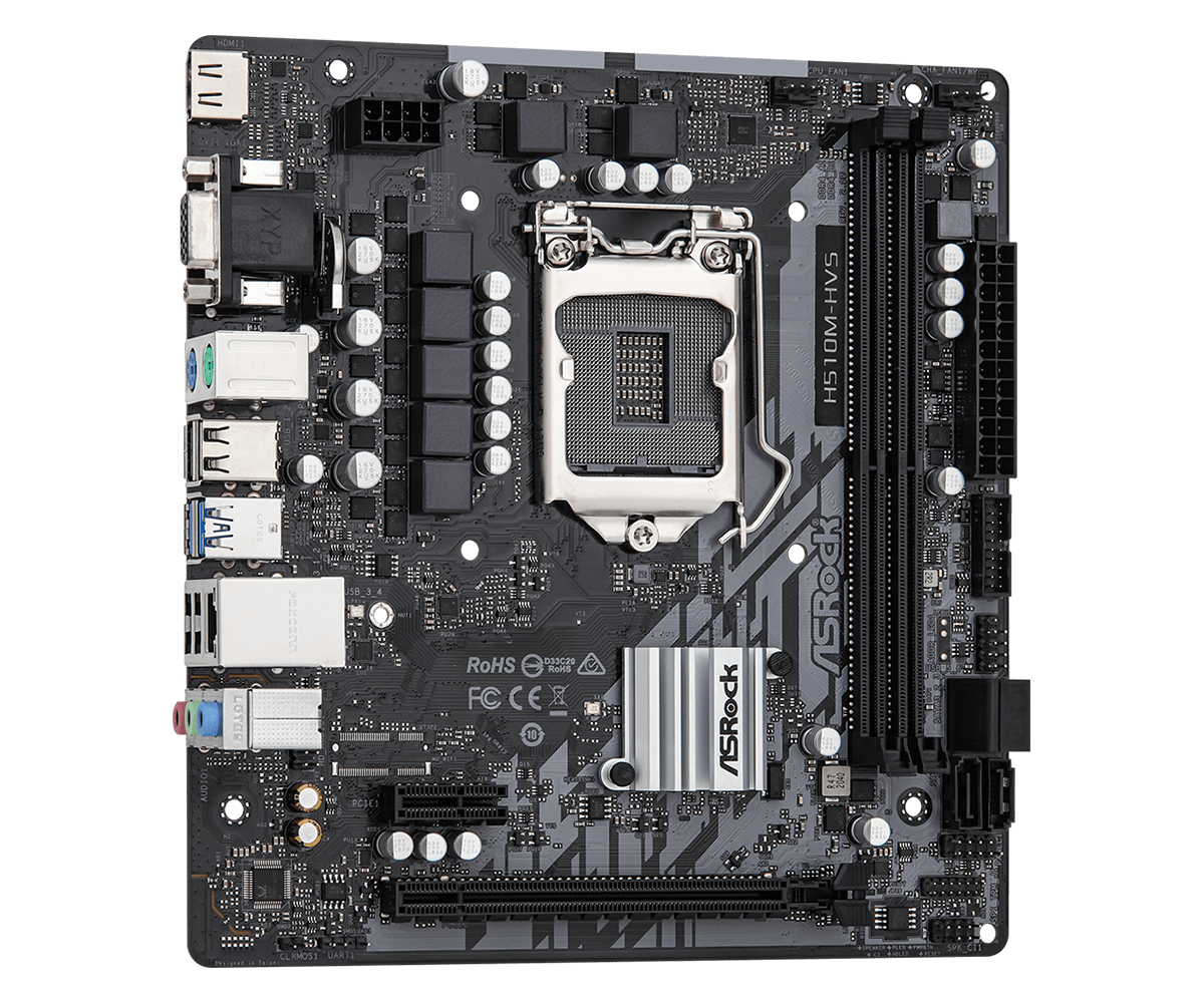 Carte mère ASROCK H510M-HVS R2 - Intel Cpu Core I5 avis et prix