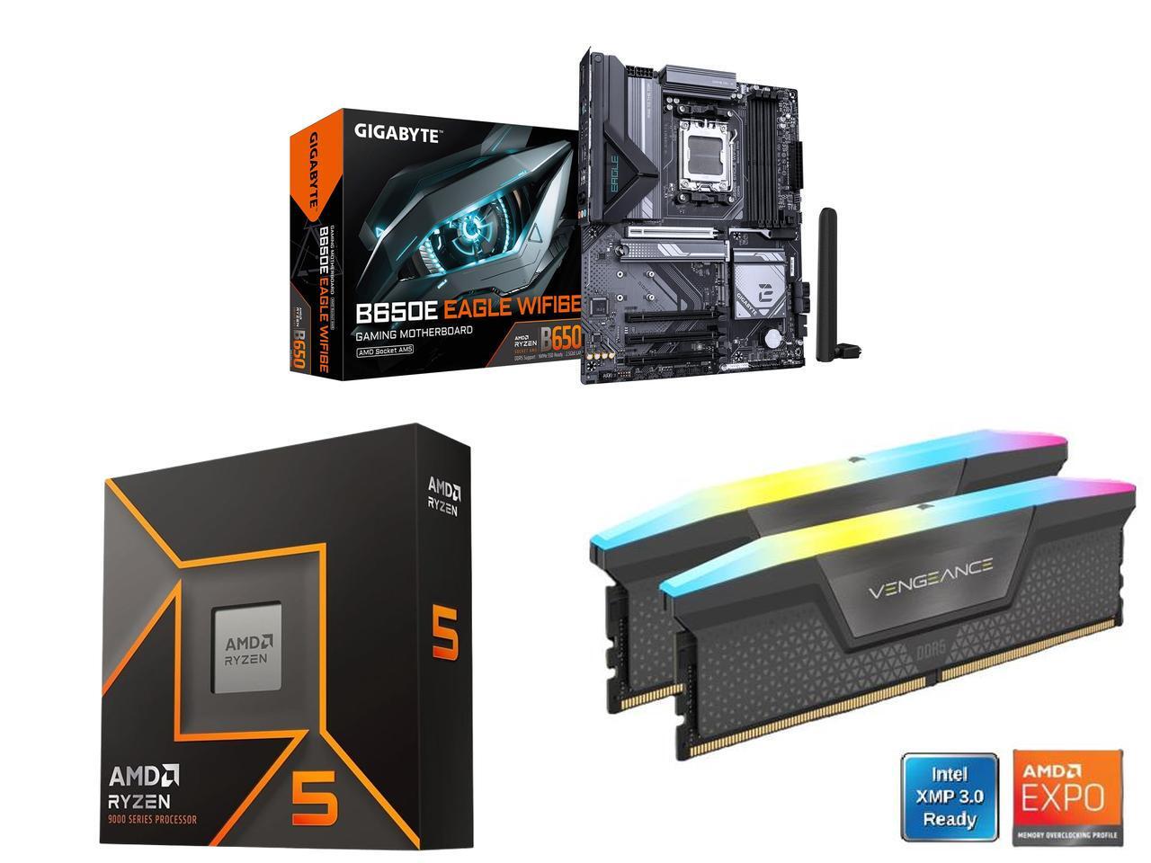 Carte mère GIGABYTE B650E EAGL - Corsair Ram Vengeance 16Gb avis et prix